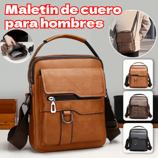 🏆👜【50% de descuento por tiempo limitado】Bolso casual de cuero para hombre más vendido