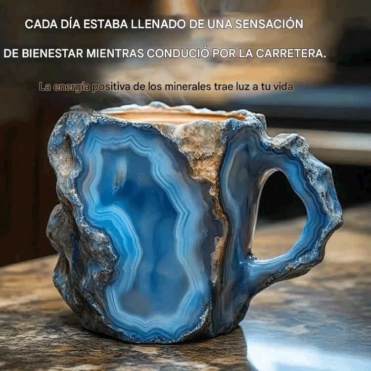 50%OFF🥰【salud + cerca de la naturaleza】 taza de café mineral de cristal