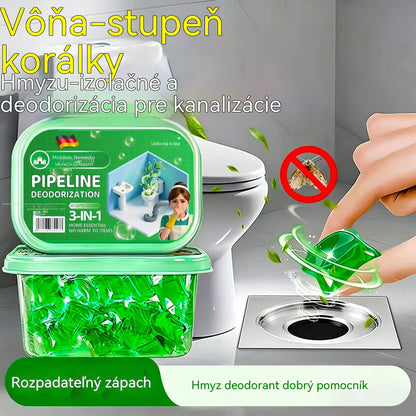 3 balenia (150 tabliet) za 23 eur.-🔥🎉 Išlo to na dračku! Kúpilo si to 30 000 ľudí 🎉. Bio-enzymatické kapsuly na odstránenie zápachu z odtoku.