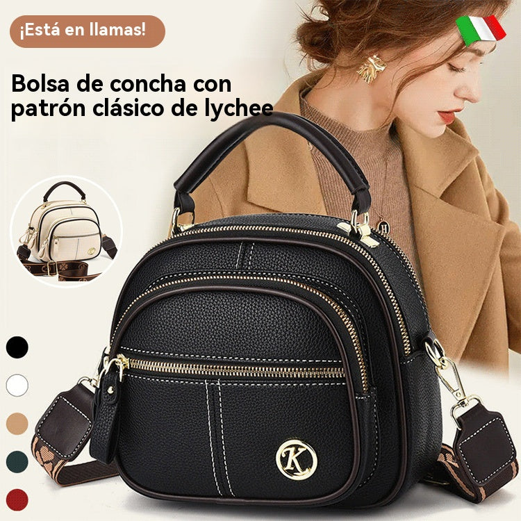👜【Oferta por tiempo limitado – mitad de precio】Nuevo bolso bandolera femenino con estampado de moda, gran capacidad y fácil de llevar