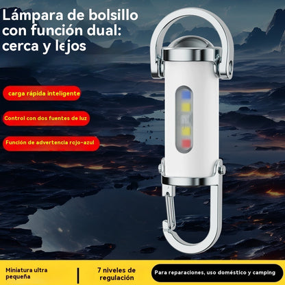 🔥【Compra 1 y llévate 1 gratis】Linterna mini superbrillante, resistente al agua, con 8000 lúmenes de salida