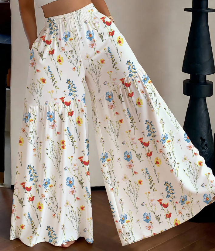 👖✨【S-2XL】Nové dámske nohavice voľného strihu s potlačou, vhodné pre všetky typy postáv