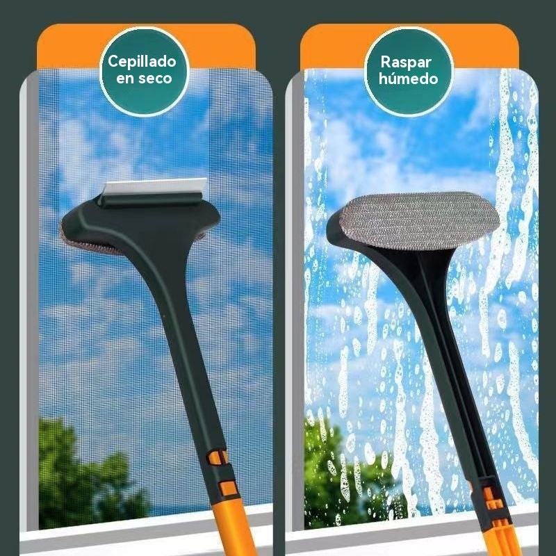🧼✨【50% de descuento】Cepillo de limpieza multifuncional 2 en 1 para vidrio✨ Asistente de limpieza de alta eficiencia