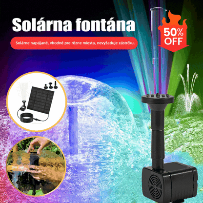 🌟Vonkajšia solárna záhradná fontána