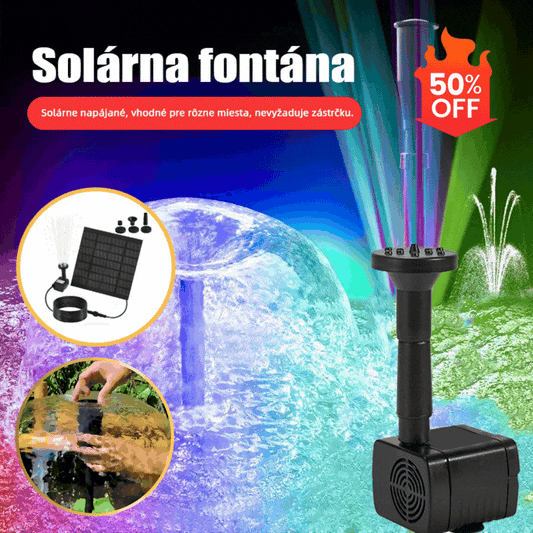 🌟Vonkajšia solárna záhradná fontána