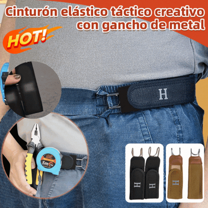 Cinturón ajustable y cómodo con hebilla de velcro universal elástica.