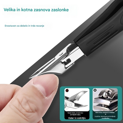 🔥【Kupite 1, dobite 1 gratis】🔥 Škarjice za nohte z nedrsečim premazom in 25° poševnim robom (komplet 3 kosov)