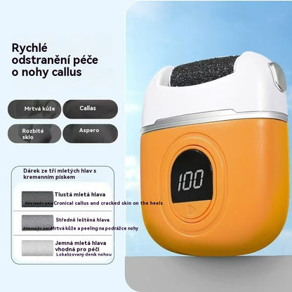 🦶🔥 Nový elektrický pedikúrní váleček, odstraňuje ztvrdlou kůži na patách, elektrický pedikúrní váleček, vhodný pro všechny typy péče o nohy.