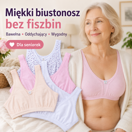 Zestaw 4 sztuk - 119 zł😀8-częściowy zestaw bielizny damskiej z bawełny w stylu małej kamizelki, dla kobiet w średnim i starszym wieku, duże rozmiary