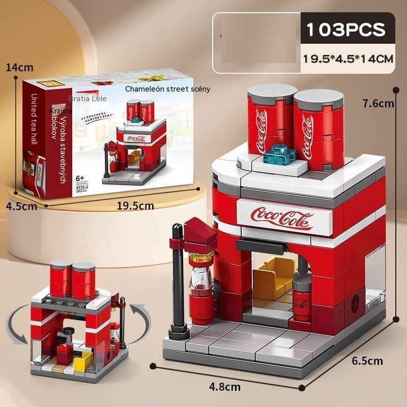 🏙️🧩【50% zľava po obmedzenú dobu】 Kompatibilné s LEGO mini city street scene stavebnými blokmi vzdelávacích stavebných hračiek
