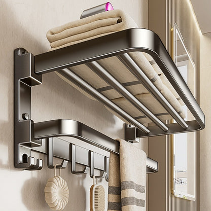🔥 【50% DE DESCUENTO】 🧼 Organizador de toallas sin perforaciones