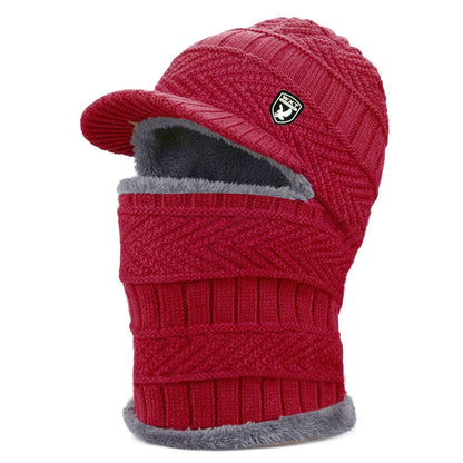 🔥【¡50 % de descuento】Gorro de punto grueso 2025, cálido y resistente al viento