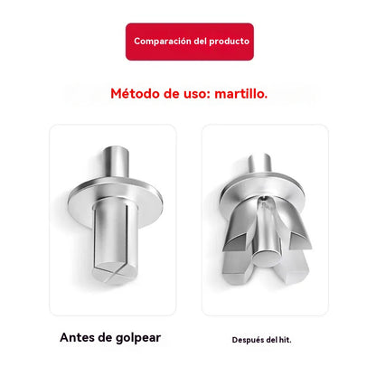 【30%OFF】【100 piezas】🔧 Remaches de aluminio con expansión de martillo: ¡fijación rápida y segura sin esfuerzo!🔩