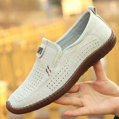 【39-44】Mokasyny męskie Wsuwane Wygodne Casual Materiał Oddychające