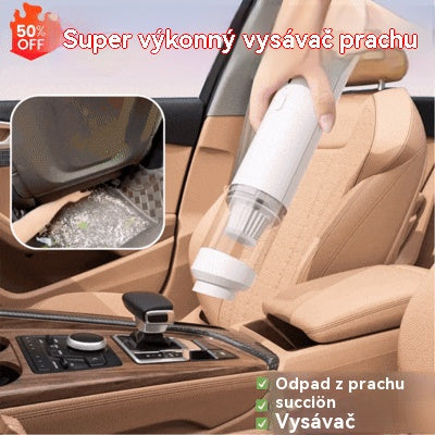 🔥【50 % zľava】🔥【7-dielna sada】👍Super výkonný ručný vysávač, prenosný fúkač✅