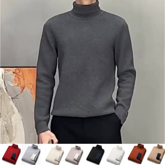 🔥30%OFF--【M-4XL】Νέο χειμερινό πουλόβερ για άντρες με ψηλό γιακά