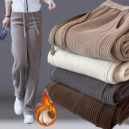🔥【Kup jeden, drugi otrzymasz gratis】 👖Nowe luźne aksamitne spodnie z szerokimi nogawkami, bardzo wygodne w noszeniu.