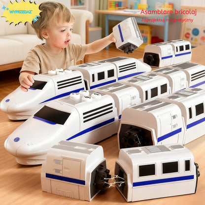 🚆【50% zniżki ograniczonej czasowo】Bestsellerowa elektryczna zabawka – symulator szybkiego pociągu, mały pociąg