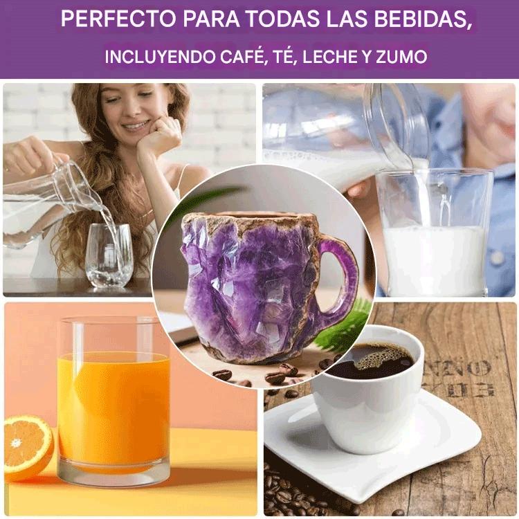 50%OFF🥰【salud + cerca de la naturaleza】 taza de café mineral de cristal