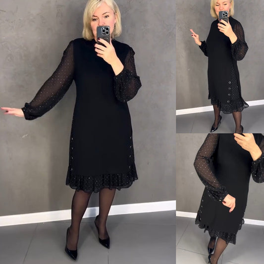 💖💖【S-5XL】🍁🍂Wysokiej jakości elegancka sukienka na jesień i zimę w nowym stylu