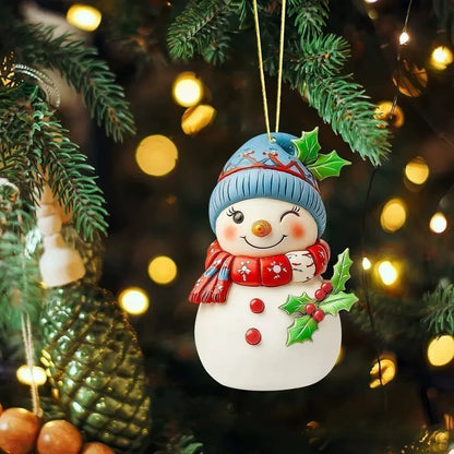 🎄⛄【Zľava 50 % na obmedzený čas】Roztomilá vianočná ozdoba snehuliaka【24 kusov】