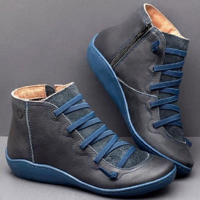 🔥【50% de descuento!】【Tallas 35-43】Nuevas zapatillas anchas de invierno para mujer botines casuales.