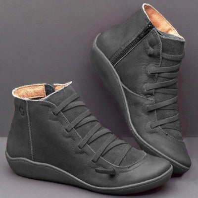 🔥【50% de descuento!】【Tallas 35-43】Nuevas zapatillas anchas de invierno para mujer botines casuales.