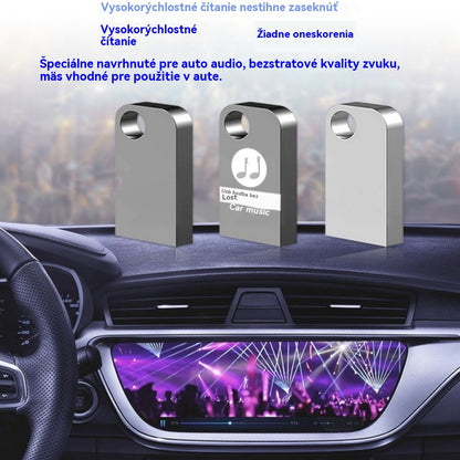 🚗🎵🎵【Časovo obmedzená zľava 50%】Hudobný USB kľúč obsahuje 8000 skladieb, 600 hudobných videí a 6D zvukové efekty.