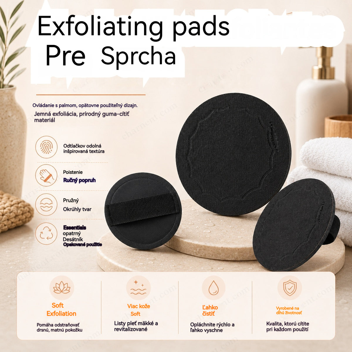 Balenie 4 kusov za 20 € 🚿 Exfoliačné telové peelingy 🧖‍♀️✨ Zanecháva pokožku jemnú, čistú a nedráždivú