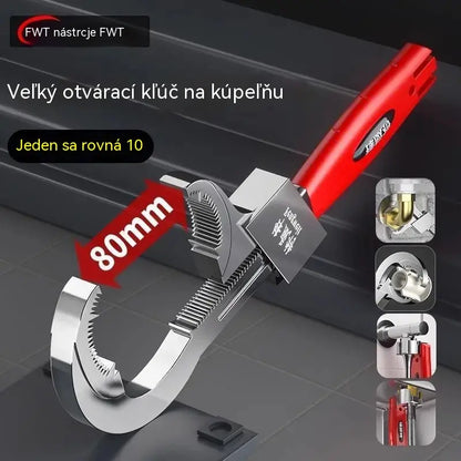 🔧 Nastaviteľný multifunkčný kľúč na batérie – ľahký a protišmykový!
