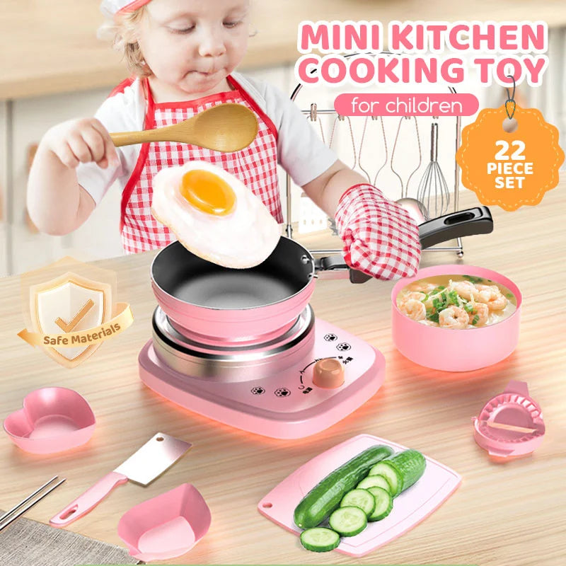 🎁🍳【Половин цена】Нов мини кухненски комплект за деца – най-добрият подарък