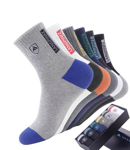😍🧦【20 de perechi】Șosete deodorante din bumbac pentru bărbați noi 2025, care absorb transpirația