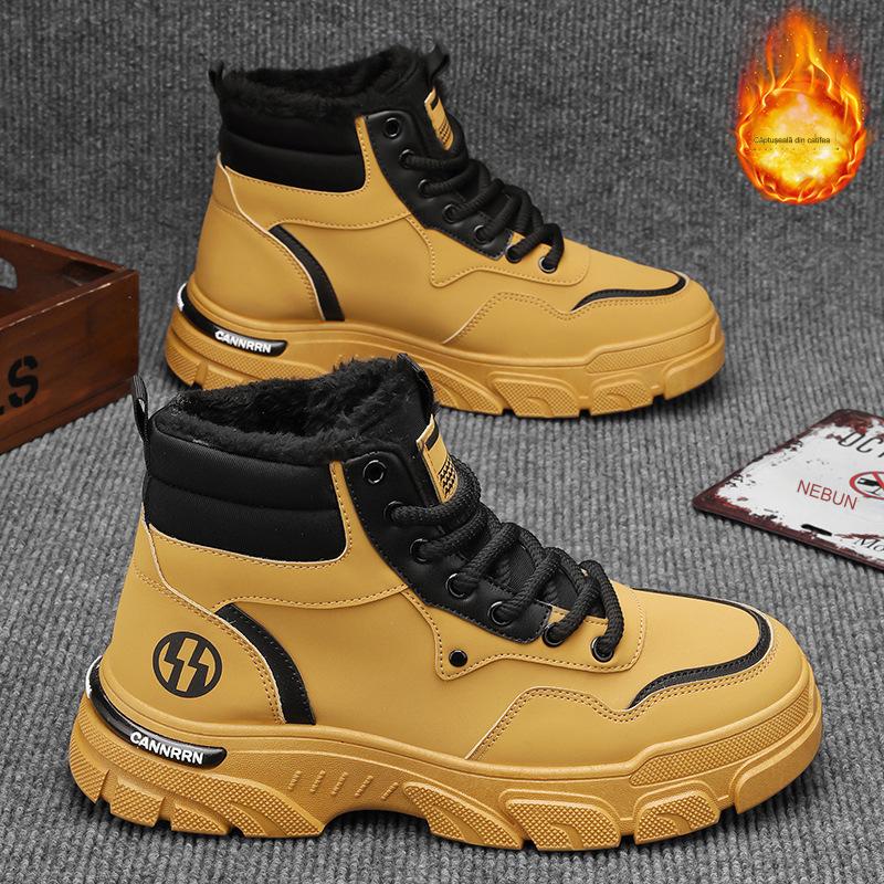 🔥🎉【Zniżka 50% na ograniczony czas】Nowe zimowe męskie buty Martin z grubą podeszwą