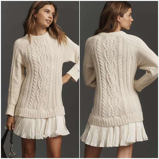 💖【Sezónna špeciálna zľava 50%】Elegantné pletené šaty pre ženy