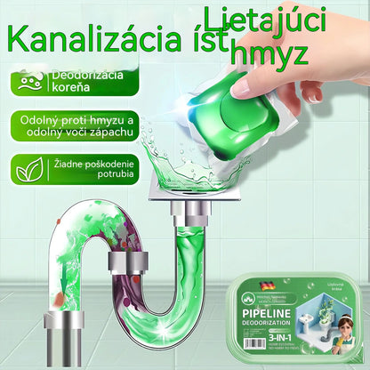 3 balenia (150 tabliet) za 23 eur.-🔥🎉 Išlo to na dračku! Kúpilo si to 30 000 ľudí 🎉. Bio-enzymatické kapsuly na odstránenie zápachu z odtoku.