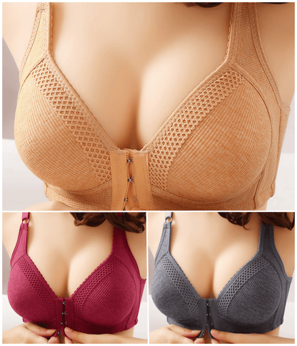 💖🔥 [3 kusy] Vysokokvalitná bezšvová push-up podprsenka, štýlová a sexi, priedušná a pohodlná