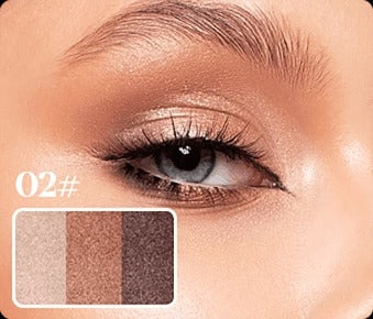 【Compra 1 y recibe 1 gratis】 ✨Sombra de Ojos 3 en 1 en Barra – Brillo Instantáneo, Efecto Lifting y Larga Duración 💄