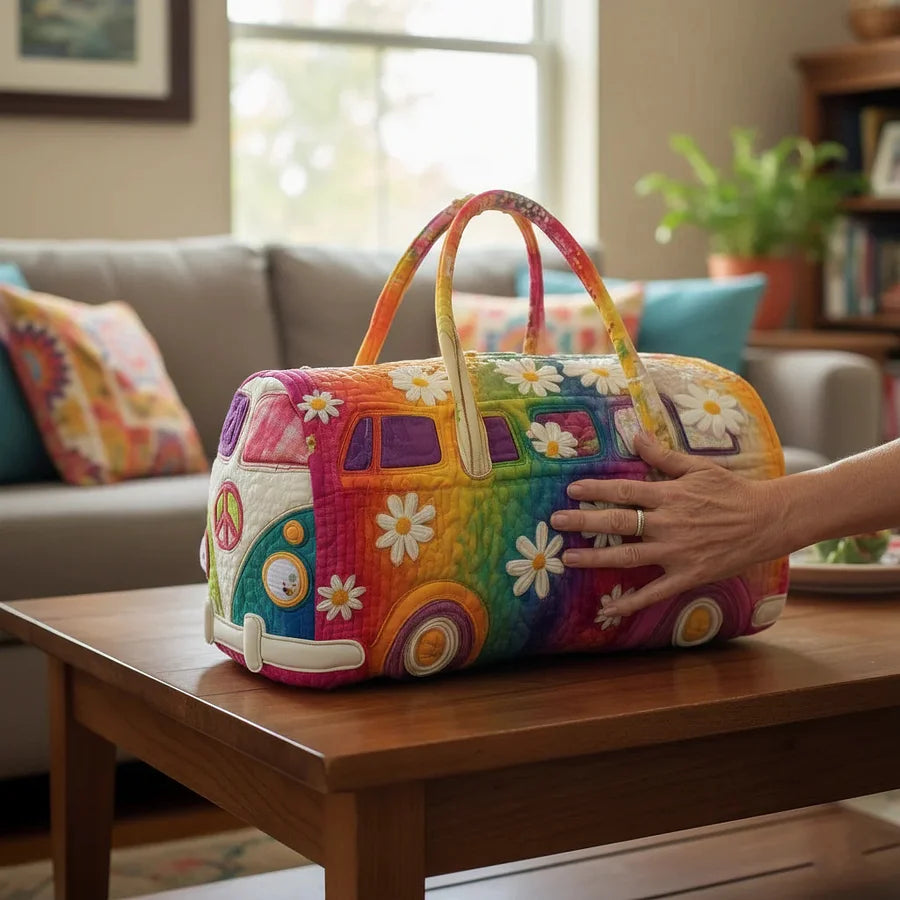 Bolsa de viaje acolchada Hippie Van