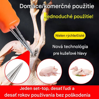 Prenosný elektrický sťahovák peria pre kurčatá, kačice, husi a hydinu (nabíjanie cez USB)