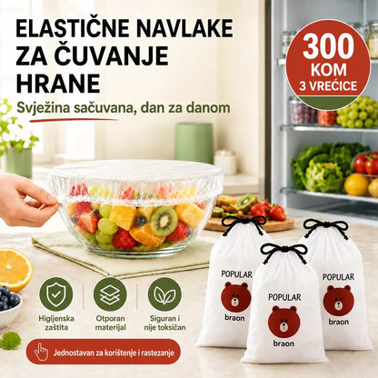 🔥(300 jedinica) 24 eura 🍽️Iznimno velika, debela, antibakterijska plastična vrećica prehrambene kvalitete