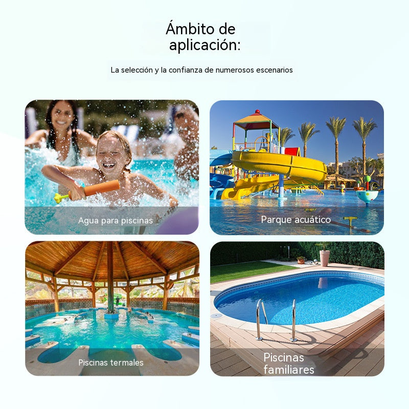 🔥【Compra 1, llévate 1 gratis】🏊‍♀️💧Pastillas limpiadoras para piscinas para un agua clara y transparente.