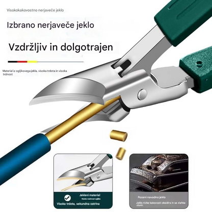 🔥【Kupite 1, dobite 1 gratis】🔥 Škarjice za nohte z nedrsečim premazom in 25° poševnim robom (komplet 3 kosov)