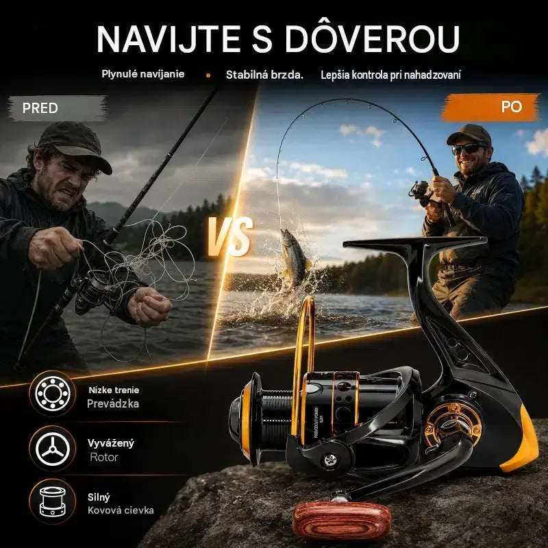 🦈🦈 Vysokokapacitný prívlačový navijak