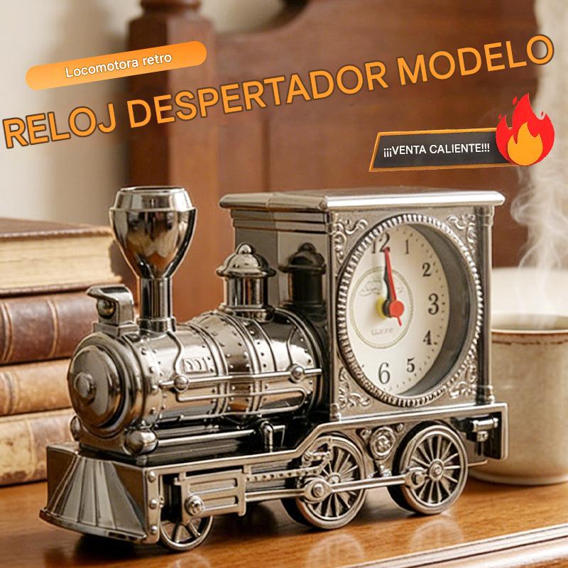 📢📢49% zniżki! ⏰Budzik parowóz model retro