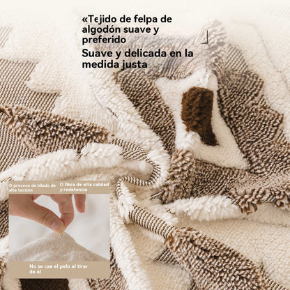 🛋️Oferta especial de Navidad para madrugadores:🎉 funda de sofá suave y antideslizante de felpa🍂