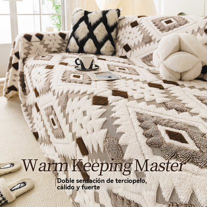 🛋️Oferta especial de Navidad para madrugadores:🎉 funda de sofá suave y antideslizante de felpa🍂