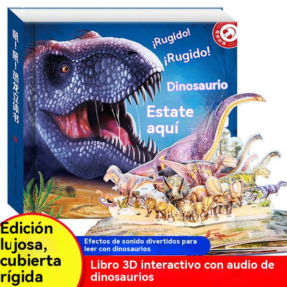 🦖【50% de descuento por tiempo limitado】Enciclopedia divertida de dinosaurios en 3D