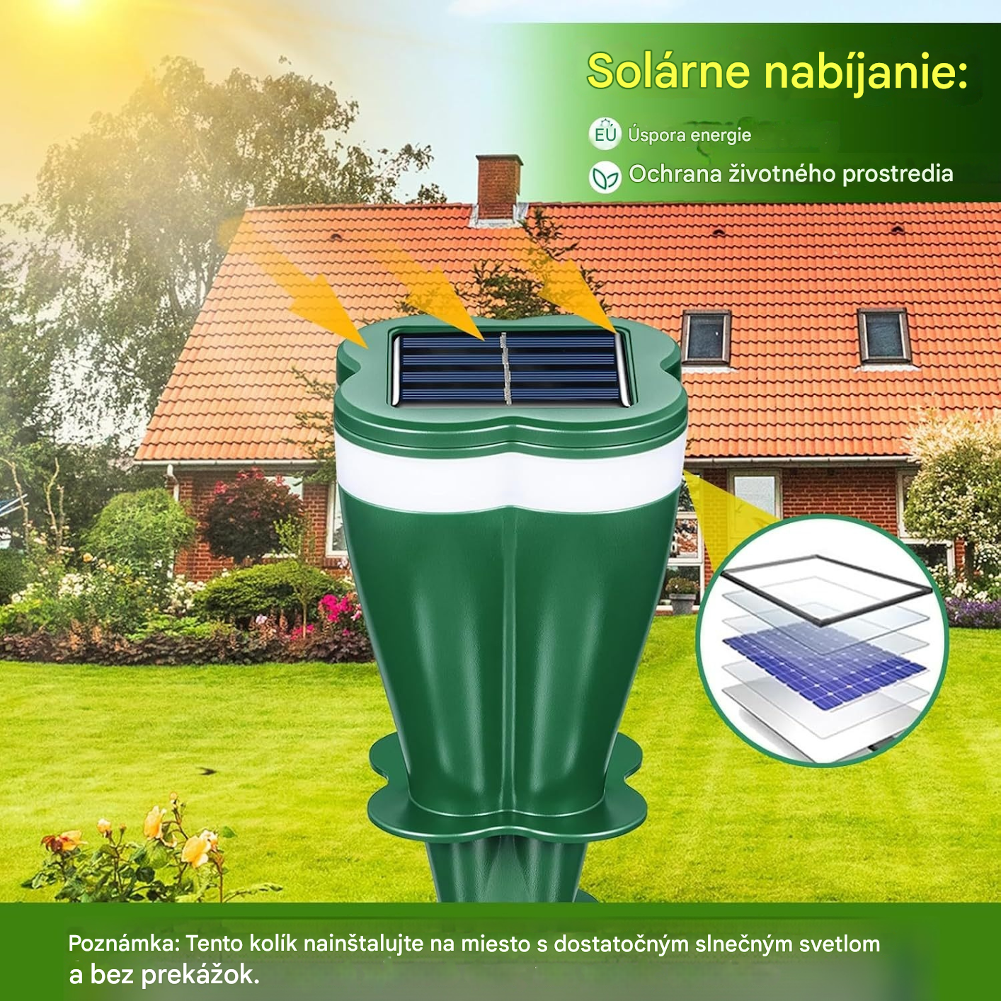Akcia na produkt - 50% zľava ☘️ Vodotesný solárny repelent proti zvieratám