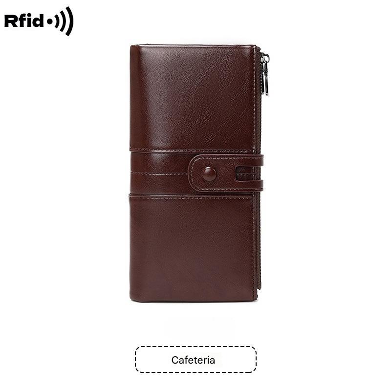 💖👜【Oferta por tiempo limitado -50%】Cartera multifuncional de piel genuina para mujer, top ventas 2025