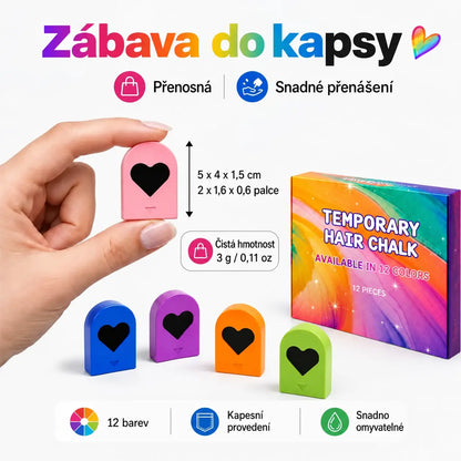 🌈🪮Kompaktná púdrová farba na vlasy s 12 odtieňmi pre rýchle farbenie